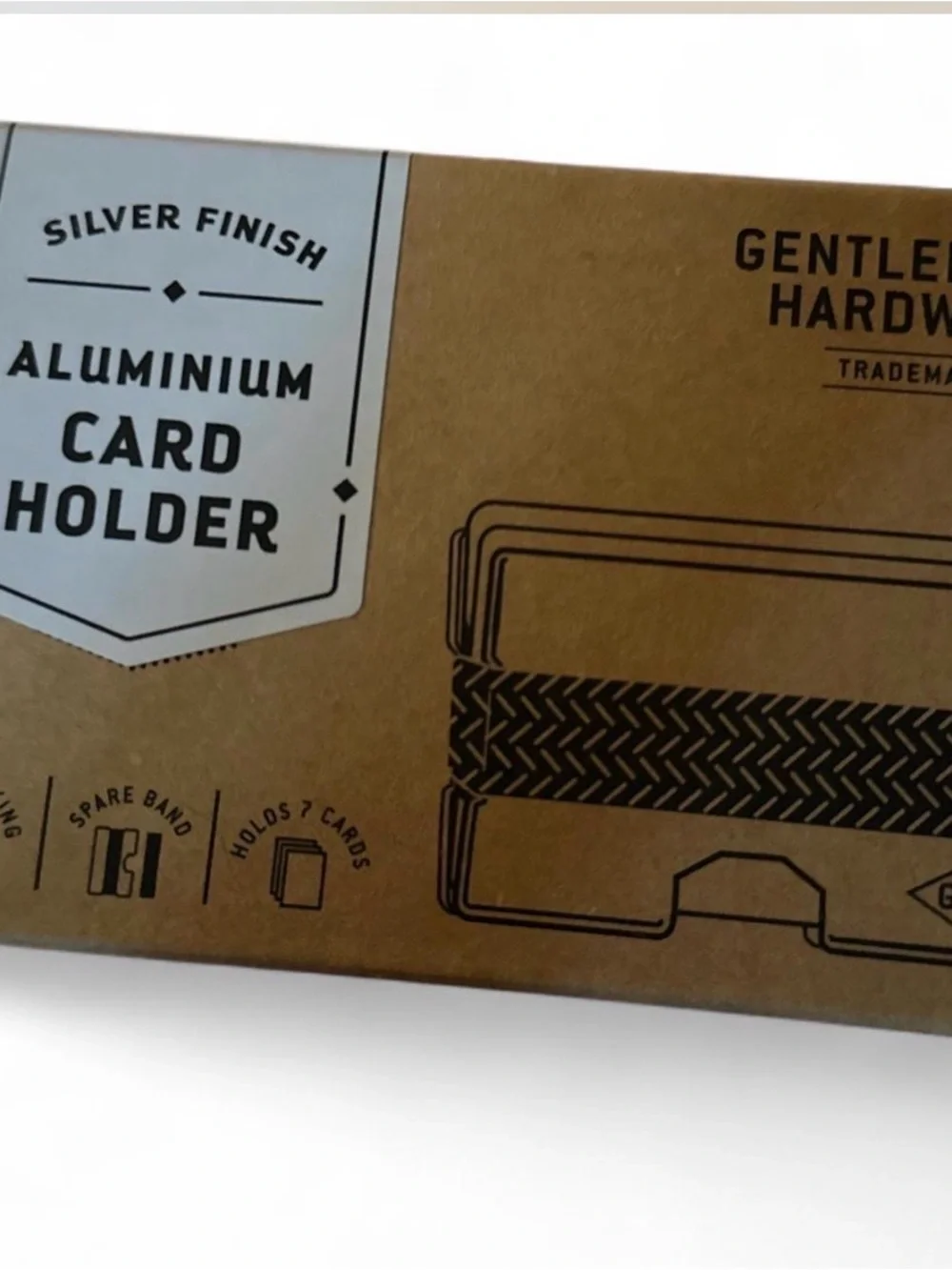Gentlemen's Hardware aluminium card holder